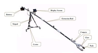 HEWEI Bomba İmha Ekipmanı, 4 Metre Kameralı EOD Teleskopik Manipülatör
