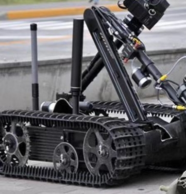 Dc24v Eod Robotları Kurşun Asit Şarj Edilebilir Pil Robotu Saat Yönünde 360º Döndürün