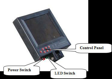 Taşınabilir Araç Altında Gözetim Sistemi 5.6 &quot;Işıkları Görünür 155cm Uzunluğunda LCD Ekran