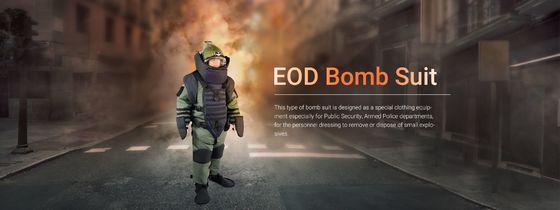 Zeytin Yeşili Eod Bomba Takım 21 Katmanlı Dokuma Kumaş Aramid Elyaf